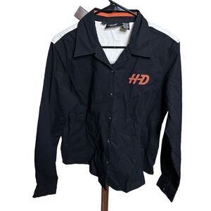 Harley Davidson Kids Long Sleeve Button Down Shirt XL